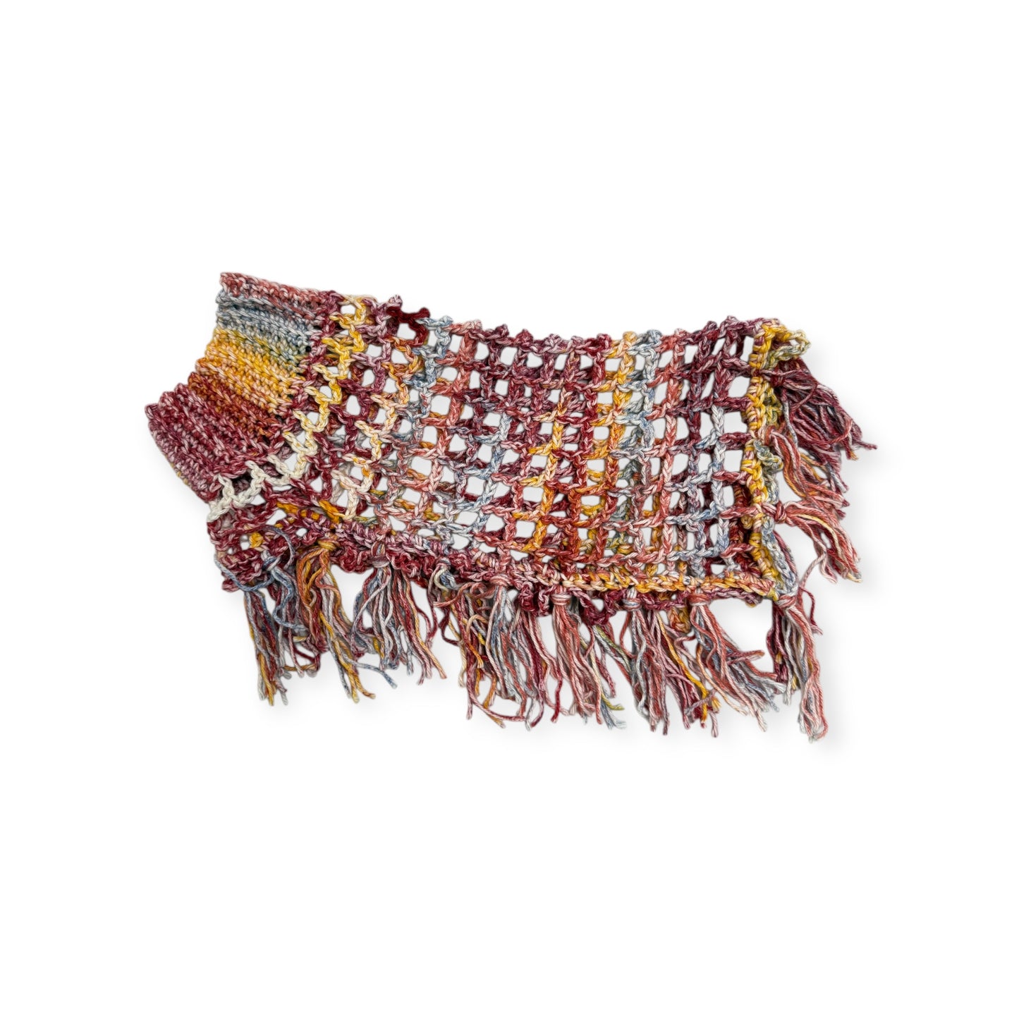 Crochet Dog Poncho - Rustic Charm