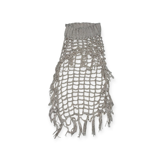 Crochet Dog Poncho - Sandy Beige