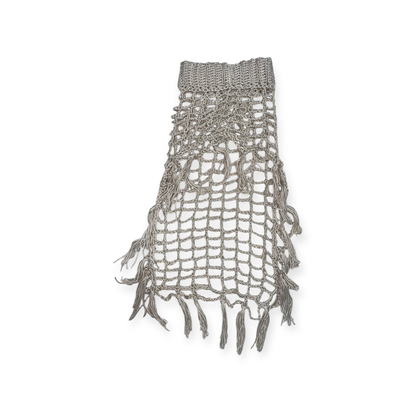 Crochet Dog Poncho - Sandy Beige