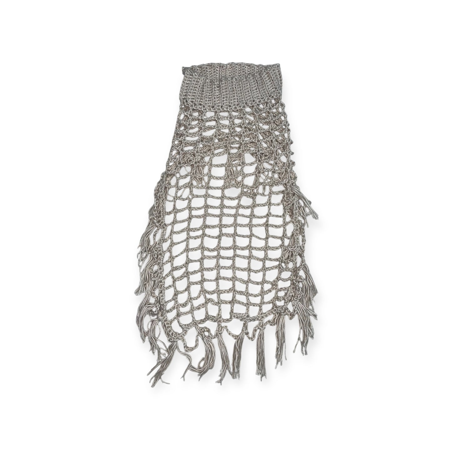 Crochet Dog Poncho - Sandy Beige